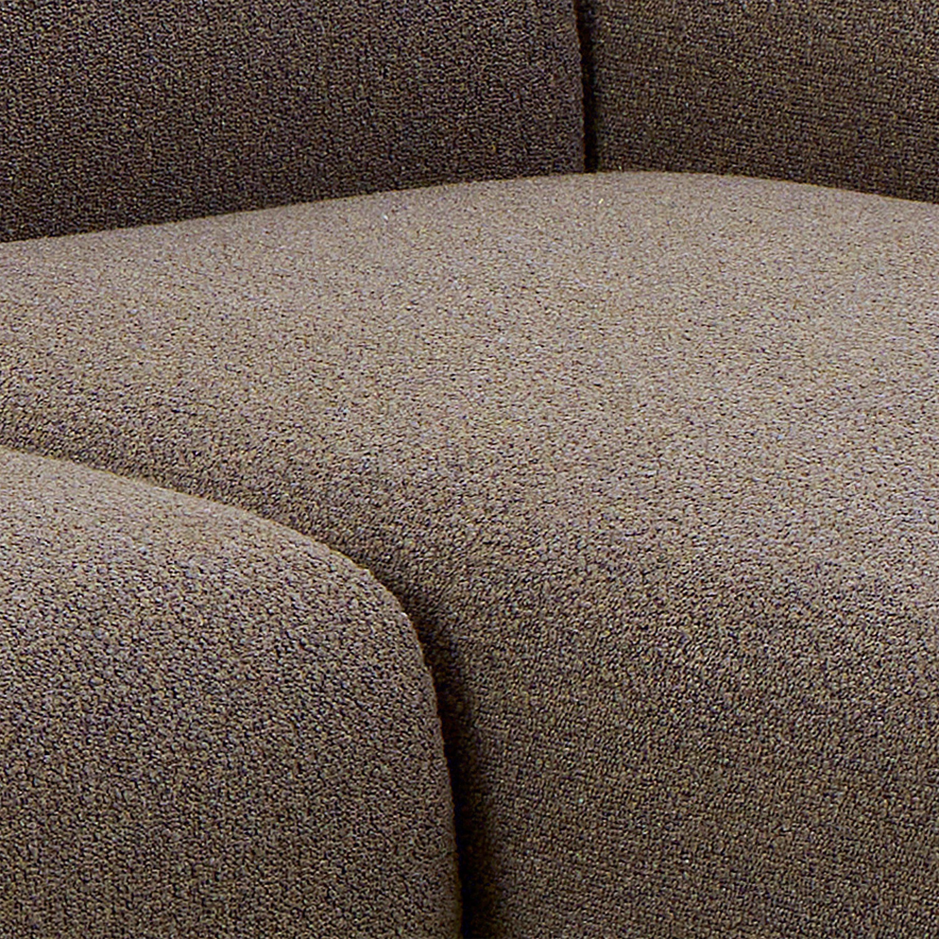 Midfield Right Hand Facing 2 Seater Chaise Longue in Boucle Taupe Fabric - image 11