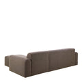 Midfield Right Hand Facing 2 Seater Chaise Longue in Boucle Taupe Fabric - image 3