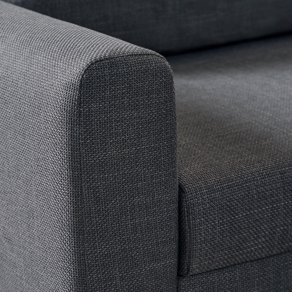 Omaha Right Hand Facing Corner Sofa in Dark Grey Fabric - image 7
