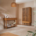 Melia Light Oak Wardrobe with Drawer