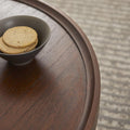 Norway Dark Walnut Round Coffee Table