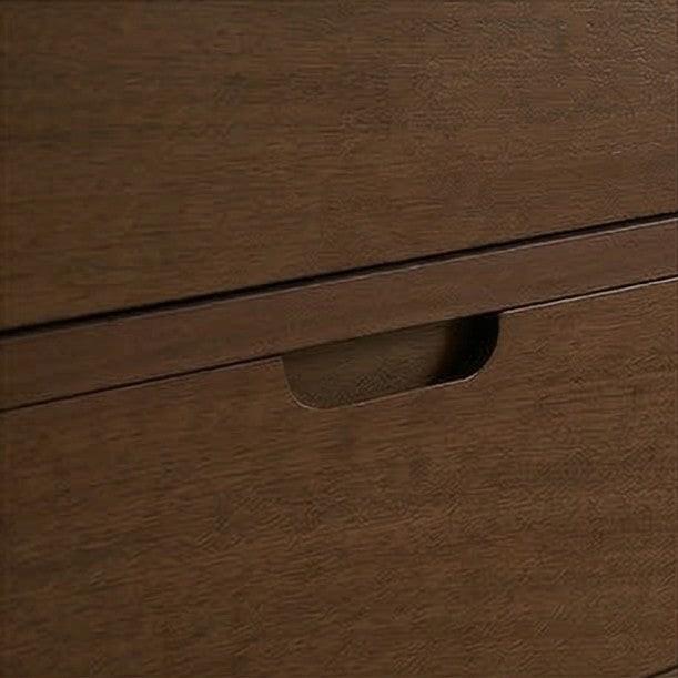 Norway Dark Walnut Wooden Bedside Table