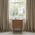 Scandinavian Light Walnut Oslo Bedside Table