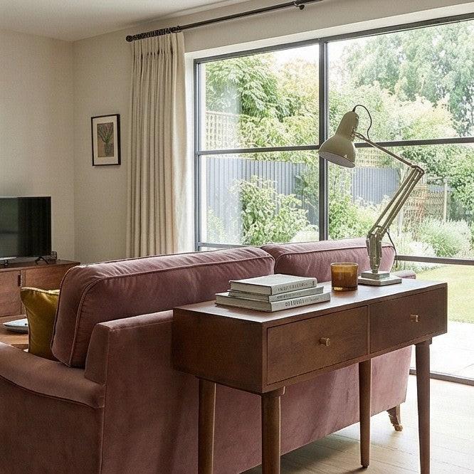 Scandinavian Walnut Oslo Console, Dressing Table, and Desk